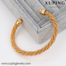 51459 Xuping Kupfer Sex Armreif Mode einstellbar Twist Manschette Bangles